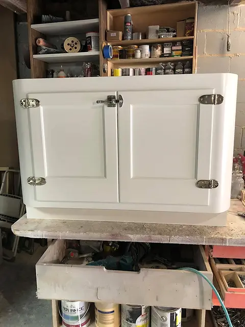 Cabinet with period hinges