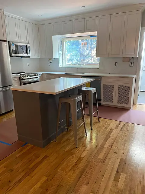 Island with seating