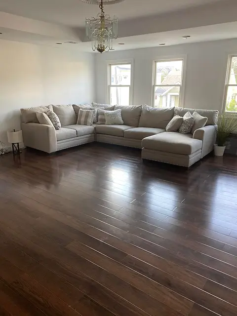 Remodeled living room
