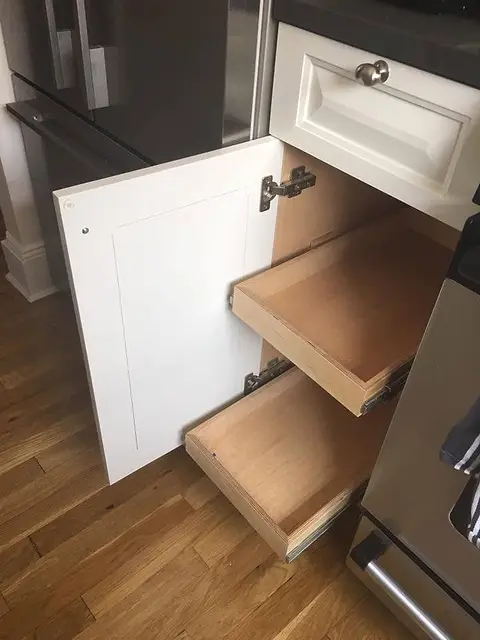 Roll-out shelves