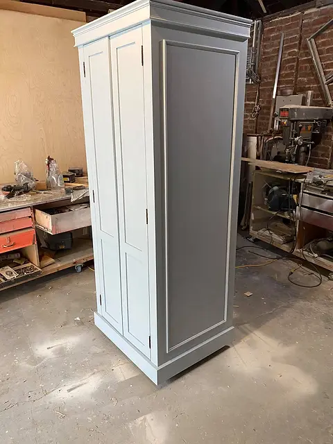 Tall cabinet, ready to go